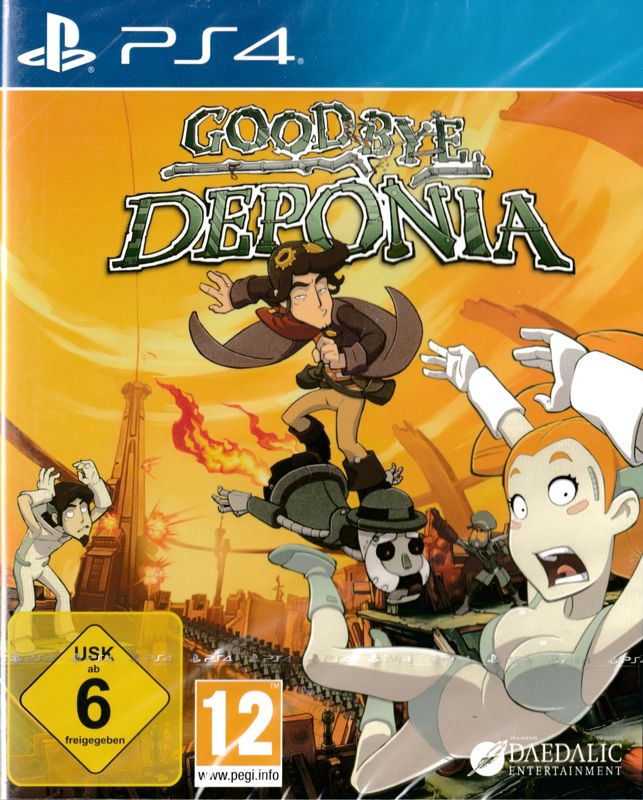 Goodbye Deponia box art for Playstation 4